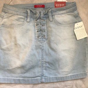 NWT guess denim skirt